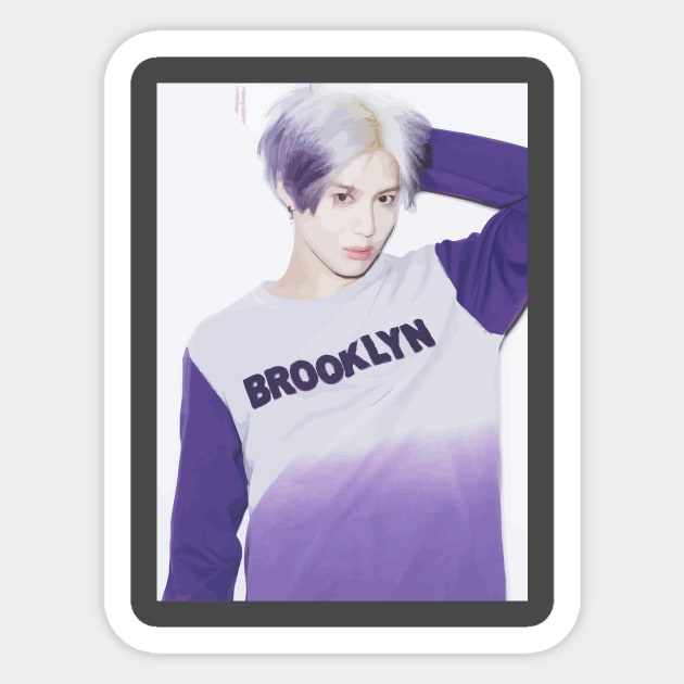 Violet Taemin Sticker by elisa88